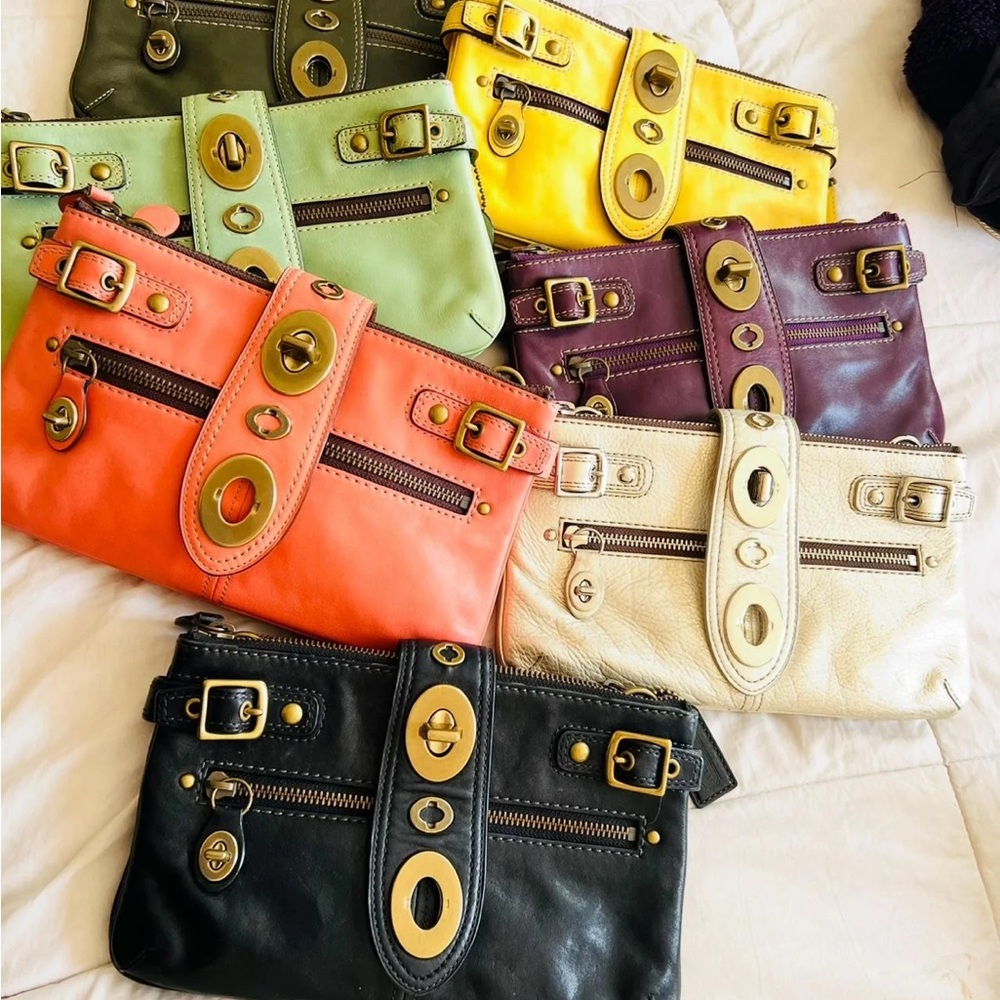 Coach Bridgit Brown Leather Shoulder Bag - Picture 9 of 9